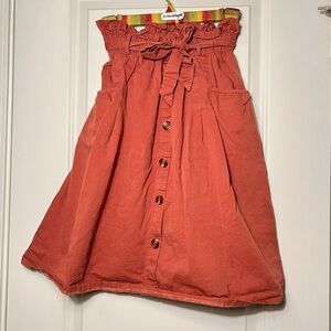 SHEIN Women's Orange Skirt